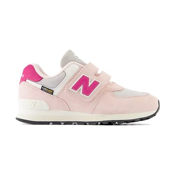 New Balance 童鞋 NB 574 中童鞋 幼童款 復古鞋 休閒鞋 運動鞋 魔鬼氈 透氣 粉 PV574KGG