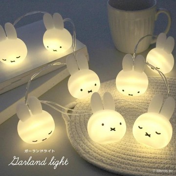 【VIPO】Miffy 可愛造型花環燈(USB供電)