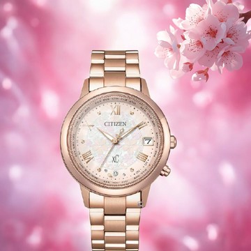 CITIZEN 星辰 XC 台灣限定  Hebe田馥甄配戴款 光動能電波錶 女錶 手錶 禮物-CB1135-52N