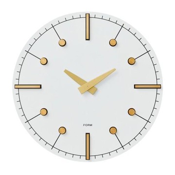 FORM｜句線 現代感圓盤時鐘
