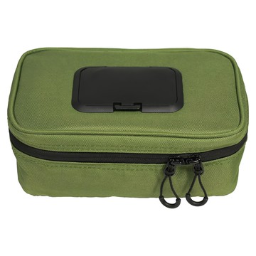 OWL CAMP 濕紙巾盒 軍綠色 強力牛津布  1個
