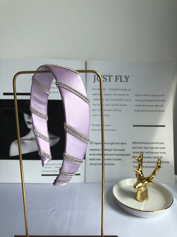 原創淡紫色時尚髮箍