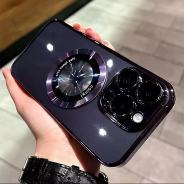 適用蘋果17手機殼MagSafe磁吸16pm漏標新款iPhone15promax自帶鏡頭膜13高級感14pro全包防摔超薄男女17保護套