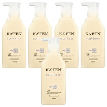 KA'FEN 卡氛 亞希朵 酸性蛋白 高保濕洗髮精  300ml  5瓶