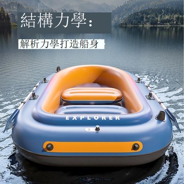 免運/公司貨 橡皮艇 皮划艇 沖鋒舟加厚充氣船專用釣魚船戶外雙人氣墊船皮劃艇 橡皮艇 路亞艇 可開發票 全館五折 工廠現貨直銷 新品特價 m10233