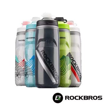 《ROCKBROS洛克兄弟》噴射防塵保冰水壺 620ml (保冷瓶/水壺/水瓶/補水/戶外/運動/單車/旅遊)