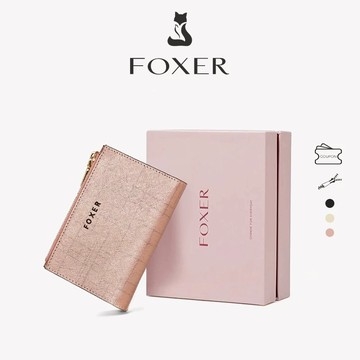 FOXER 女士錢包折疊錢包信用卡夾時尚錢包