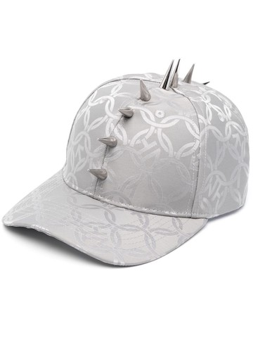 Charles Jeffrey Loverboy - spike-stud embellished baseball cap - unisex - Polyester - One Size - Grey