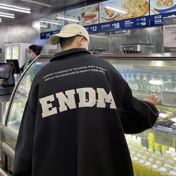 polo領衛衣男長袖春秋ins港風潮流寬松運動外套字母印花休閑上衣