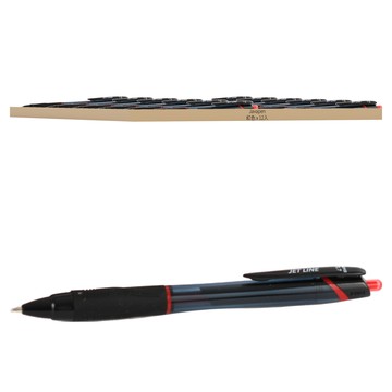 Javapen 捷特線 原子筆 0.7mm  紅色  12入