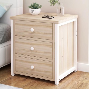 床頭櫃置物架簡約現代收納櫃臥室簡易經濟型儲物櫃床邊迷你小櫃子