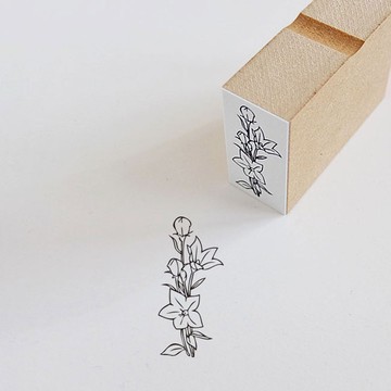 રબર સ્ટેમ્પ 橘梗