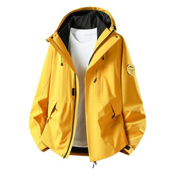 【S-4XL大尺碼🔥】 連帽長袖 防風外套 防水透氣 戶外夾克 登山風衣 男女情侶 8色可選 機能運動