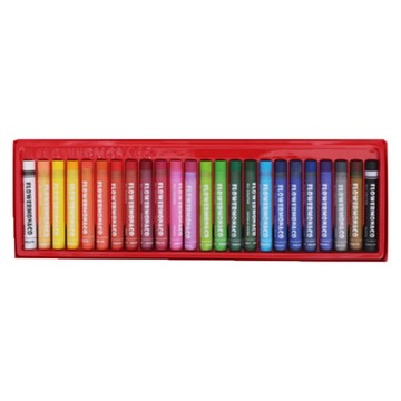 FLOWER MONACO 滑順多彩粉蠟筆  24色  1盒