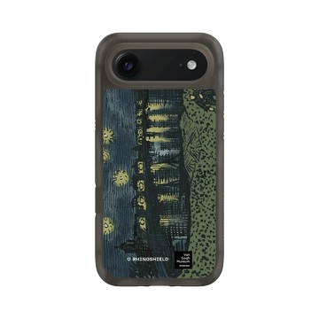 iPhone Air AirX 本質黑 - Van Gogh Museum - RHINOSHIELD 二創 - 隆河上的星夜