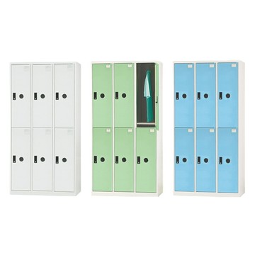 DAHFU 大富 DF多用途六人用置物櫃 六門鋼製門板 W900xD510xH1802mm 標準型 全鋼製/ 個 DF-E5006T【APP滿額下單10%點數(單一帳號最高5000點)】1/31止