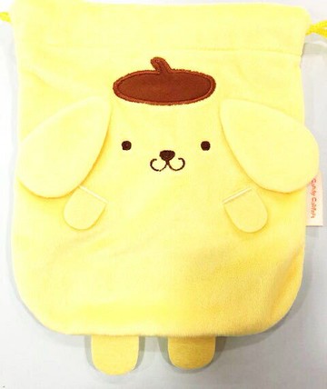 【震撼精品百貨】Pom Pom Purin 布丁狗 縮口袋-大臉#53544 震撼日式精品百貨