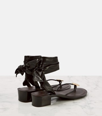 The Row Cord leather thong sandals