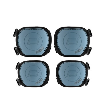 奧地利 Scoot & Ride - 兒童護具組-XXS 岩石藍