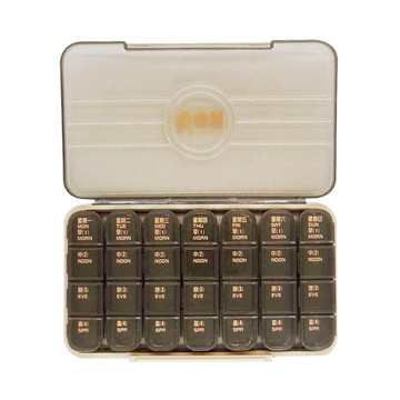 1月間 7日28格藥盒 淡奶  1個