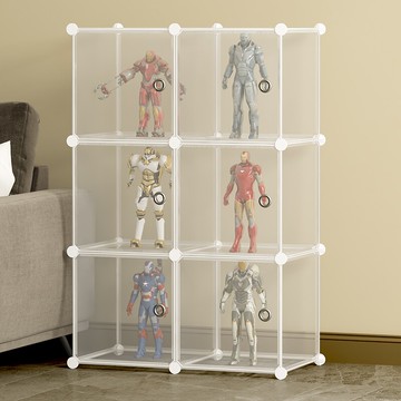 盲盒收納展示架手辦收納盒子樂高收納神器積木展示盒透明塑料柜子