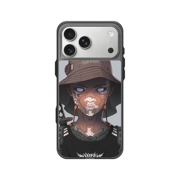 iPhone 17 Pro Max Clear (相機按鈕) 酷墨灰 - Davey Perkins - 太空忍者