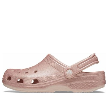 (WMNS) Crocs Classic Glitter Clogs 'Pink'