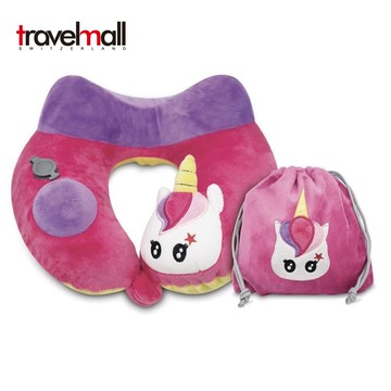 【Travelmall 】專利3D按壓式充氣枕特別版_獨角獸(SW99006UC)
