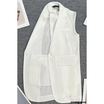 【洋氣外搭】西裝馬甲 背心 女士 春秋季 小個子 寬鬆 無袖 外搭 坎肩 馬夾 西服外套 西裝背心 馬甲背心 西裝馬甲背