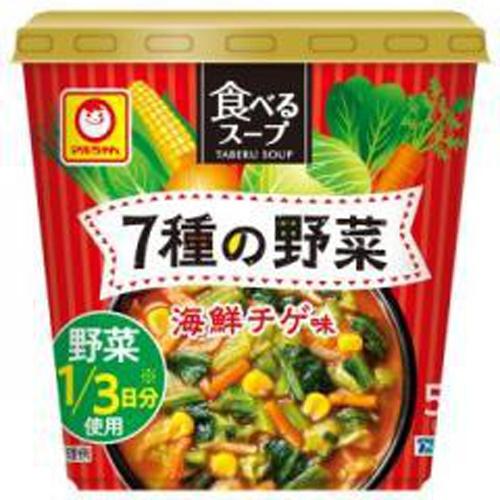 東洋水産 マルちゃん 7種の野菜スープ 海鮮チゲ味 6入