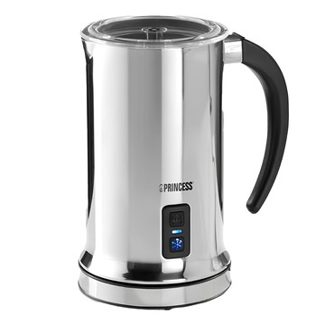 PRINCESS 荷蘭公主 自動冷熱奶泡機  鏡面不鏽鋼機身 90秒快速打奶泡  243000