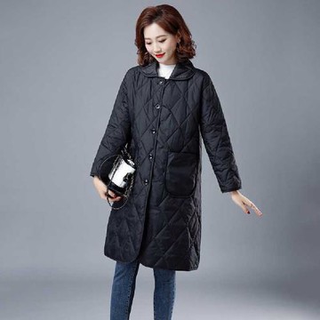 【LANNI 藍尼】★鋪棉長版防風外套(秋冬/鋪棉外套/女外套/百搭)