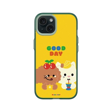 iPhone 15 Clear 憂墨綠 - Carol Meat 卡肉 - 來一杯狗汁！