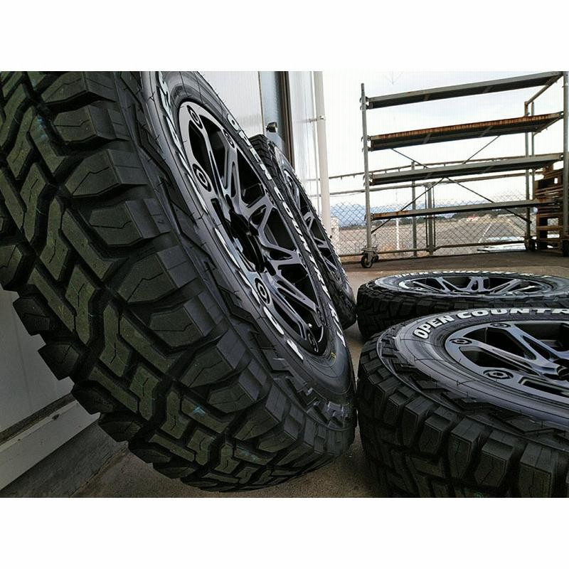 5月入荷 【新品4本】ジムニー JB23 JB64 16インチ トーヨー オープンカントリーRT 185/85R16 BDX08 ホワイトレター タイヤホイールセット