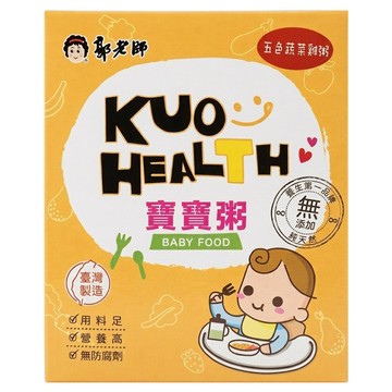 郭老師 寶寶粥 6個月以上  300g  1個  五色蔬菜雞