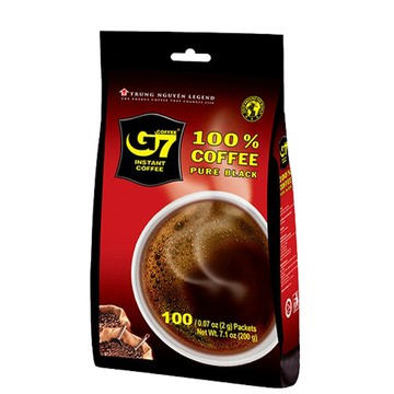 G7 純咖啡 量販包  2g  100入  1袋