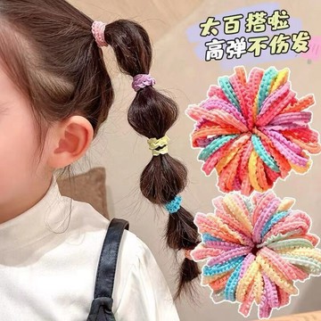 🌷台灣現貨 糖果色髮圈 彈力彩色髮圈 束髮圈 綁髮圈 髮線圈小皮筋 花邊小髮圈 兒童頭飾 女童髮圈 不慯頭髮繩 百搭發繩