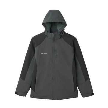 防風防水蓄熱保暖外套-軍艦綠L