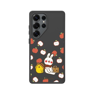 Galaxy S25 Ultra SolidSuit 黑 - 懶散兔與啾先生 Lazy Rabbit and Mr.Chu - 蘋果