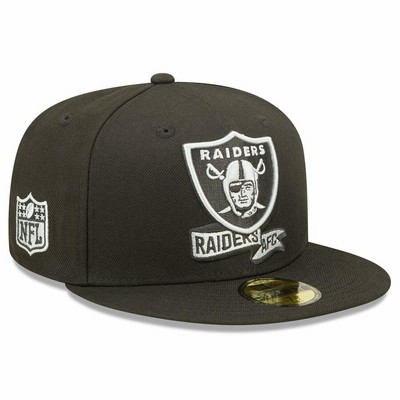 【高い素材】 NFL レイダース キャップ 2022 サイドライン 59FIFTY Pop Fitted キャップ