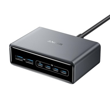 Anker A2683 氮化鎵200W 6孔桌面充電器