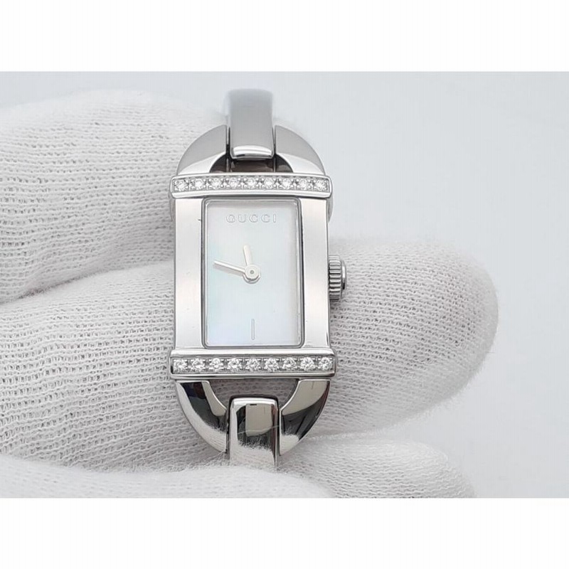 グッチ　チェンジベゼル　レディース　バングル　シェリーライン　腕時計　クォーツ GUCCI グッチ レディース 腕時計 チェンジベゼル バングル
