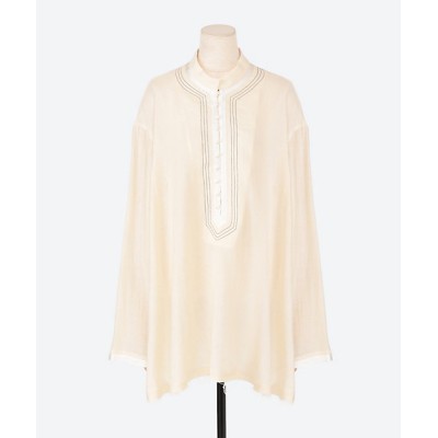 PONTI Wool Caftan Shirt-