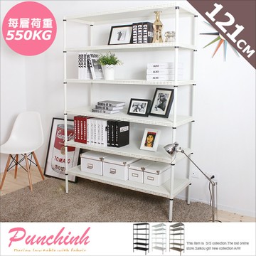 E&J【006072】特重款 GALAXY 平面六層架12160181(超荷重550kg)；鍍鉻架/收納架/LOFT