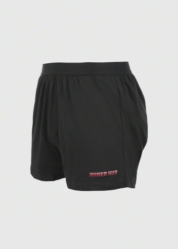 男款_Extreme Speed．不開襟純棉寬鬆四角內褲(黑-刺繡漸層AH)