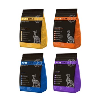 【PURELUXE 純華】 純華 無穀天然糧 400g 1.5kg 添加超級食物 全齡貓 成貓 幼貓 無穀貓 飼料