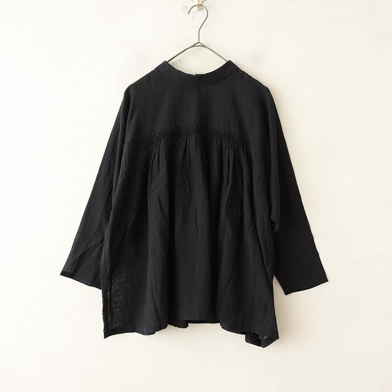 evam eva エヴァムエヴァシルクコットンプルオーバートップス