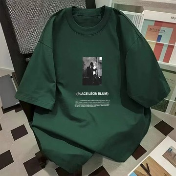 【台灣出貨】100%純棉 t恤 寬版T恤 歐美風T恤 情侶衣服 潮牌T恤 復古上衣 圓領上衣 白色上衣 日系上衣 短袖t