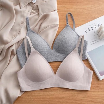 【半價】棉質女內衣 薄杯大胸顯小上托聚攏無鋼圈背心女文胸罩