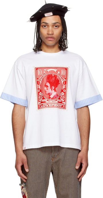 Charles Jeffrey LOVERBOY 白色 Turn Up T 恤